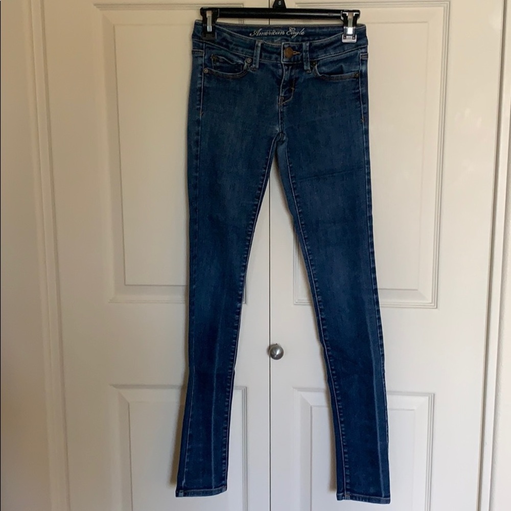 Dark denim American eagle jeans